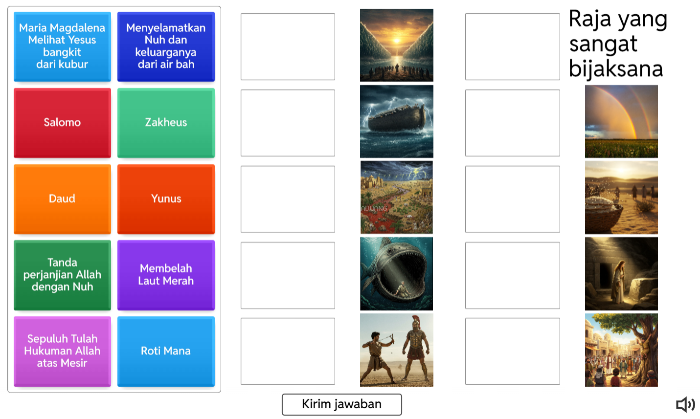 Main Game Pencocokan Cerita Alkitab